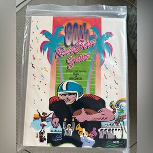 80th Rose Bowl Program- White/Teal